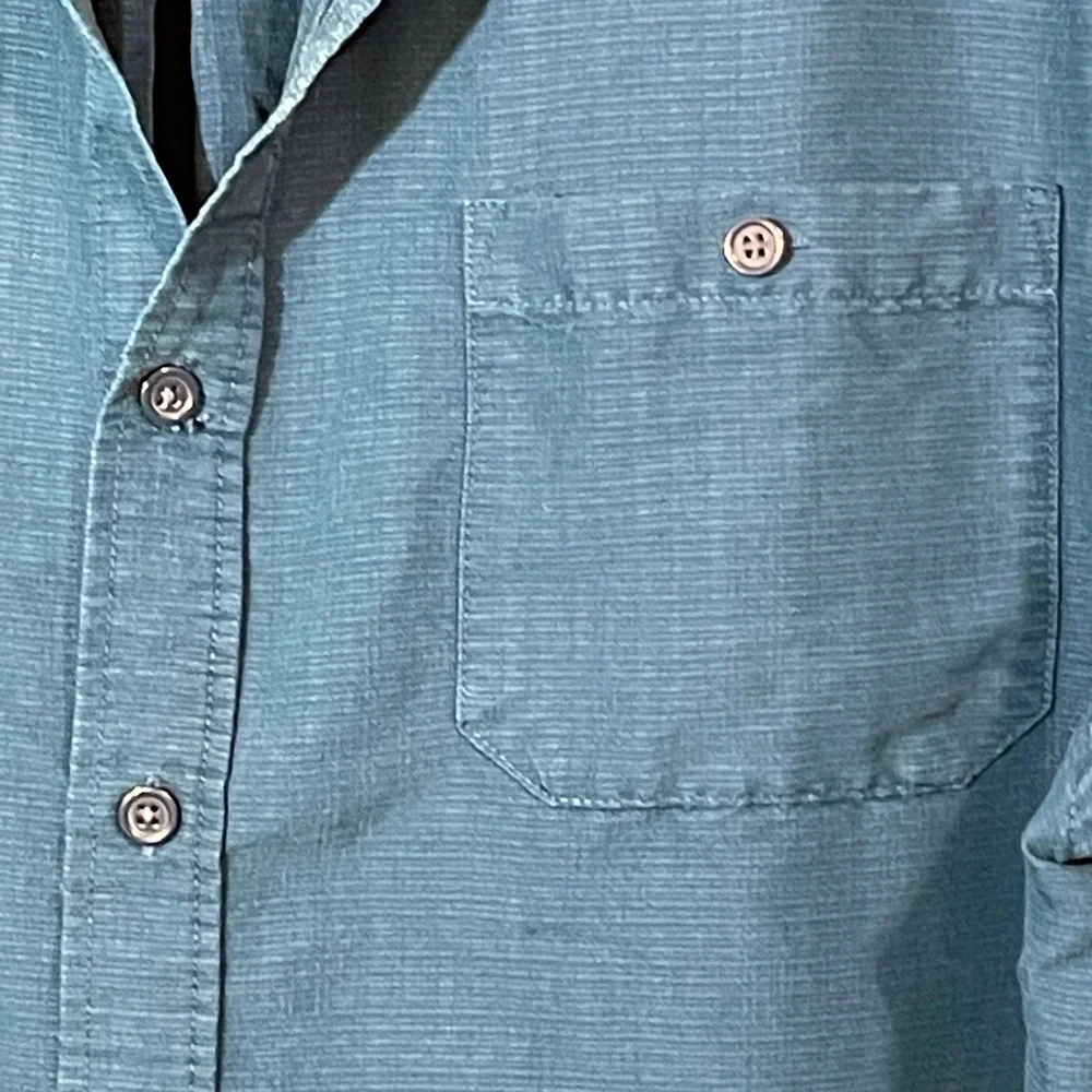 Northwest Territory Men’s Blue Button Down Mens XL Short Sleeve‎ Shirt